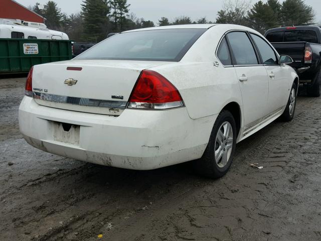 2G1WB57K191152176 - 2009 CHEVROLET IMPALA LS WHITE photo 4