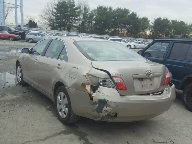 4T1BE46K27U175729 - 2007 TOYOTA CAMRY NEW BEIGE photo 3