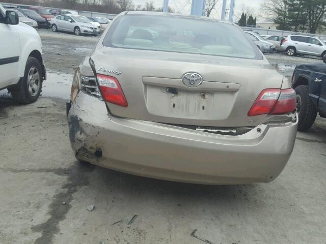 4T1BE46K27U175729 - 2007 TOYOTA CAMRY NEW BEIGE photo 9