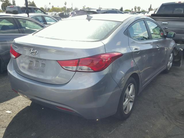 KMHDH4AE2CU402784 - 2012 HYUNDAI ELANTRA GL CHARCOAL photo 4