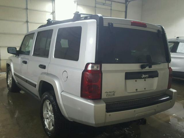 1J8HG48N76C221472 - 2006 JEEP COMMANDER SILVER photo 3