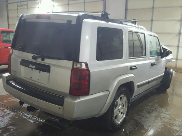 1J8HG48N76C221472 - 2006 JEEP COMMANDER SILVER photo 4