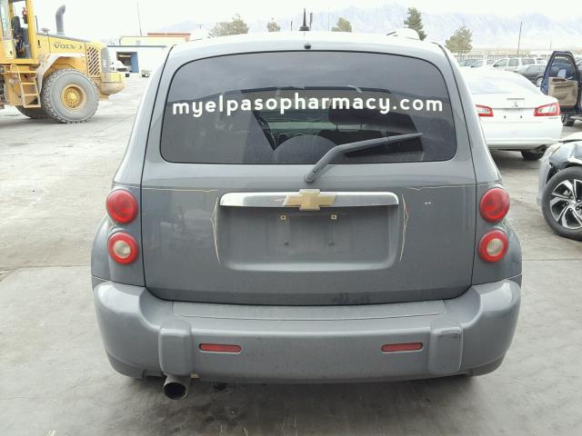 3GCCA05V99S508374 - 2009 CHEVROLET HHR PANEL GRAY photo 6