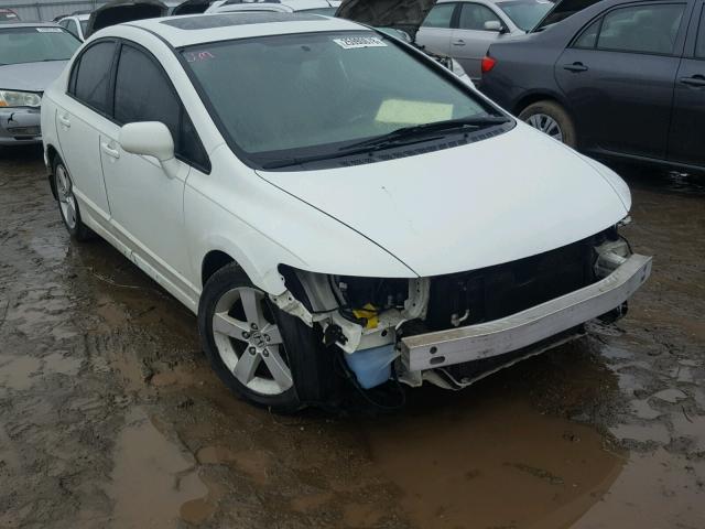 1HGFA16836L136027 - 2006 HONDA CIVIC EX WHITE photo 1