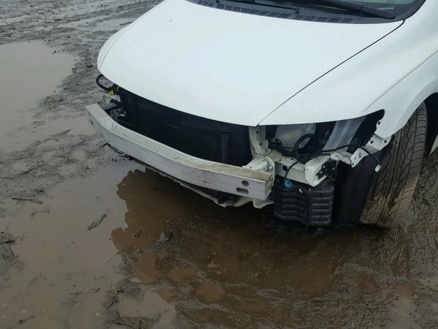 1HGFA16836L136027 - 2006 HONDA CIVIC EX თეთრი ფოტო 10