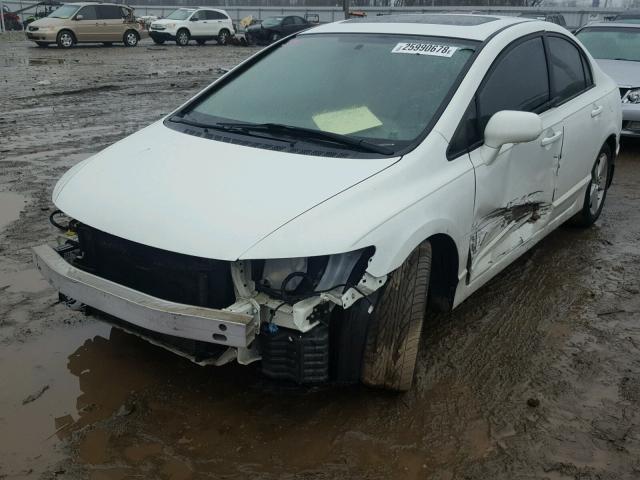 1HGFA16836L136027 - 2006 HONDA CIVIC EX თეთრი ფოტო 2