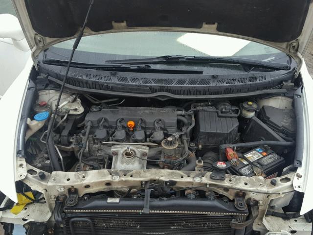 1HGFA16836L136027 - 2006 HONDA CIVIC EX თეთრი ფოტო 7