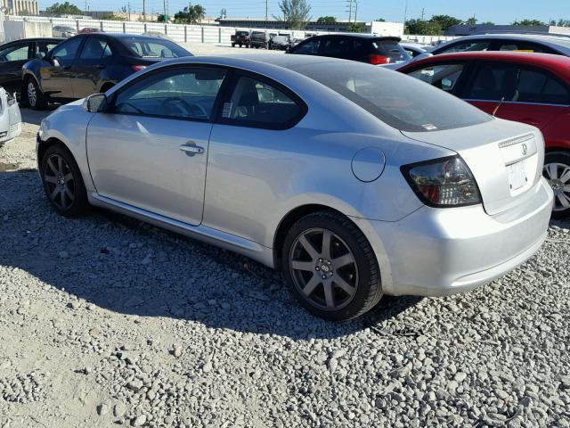 JTKDE177970199421 - 2007 TOYOTA SCION TC SILVER photo 3