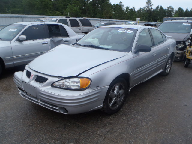 1G2NF52EX2M560070 - 2002 PONTIAC GRAND AM S Gümüş foto 2