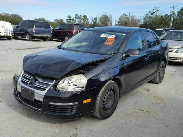 3VWPG71K36M727686 - 2006 VOLKSWAGEN JETTA VALU BLACK photo 2