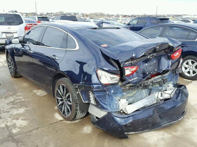 1G1ZH5SX3HF152301 - 2017 CHEVROLET MALIBU PRE BLUE photo 3