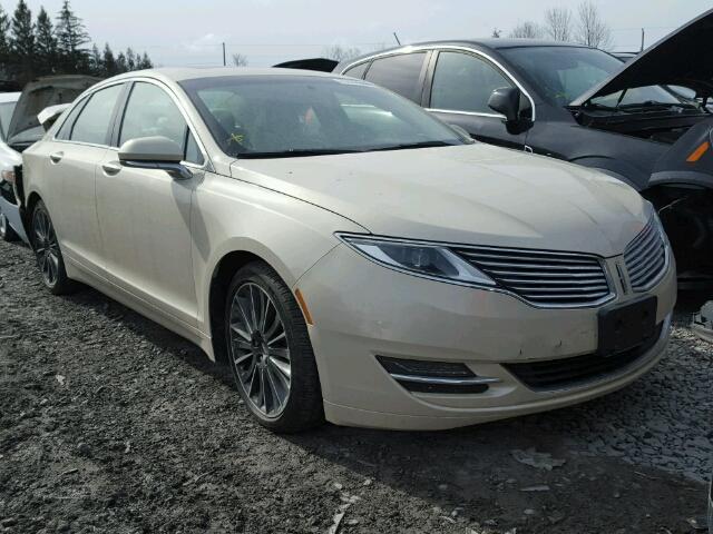 3LN6L2JK4FR614812 - 2015 LINCOLN MKZ CREAM photo 1