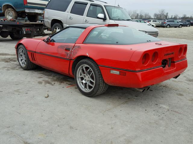 1G1YY2181J5112086 - 1988 CHEVROLET CORVETTE RED photo 3