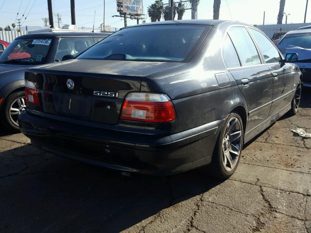 WBADT43432GY41929 - 2002 BMW 525 I AUTO BLACK photo 4