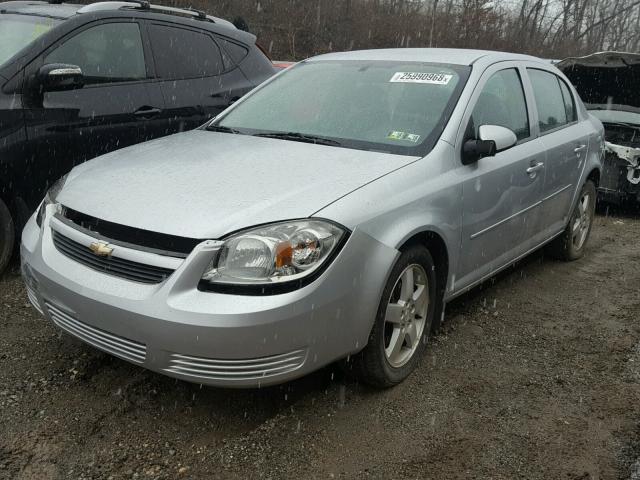 1G1AF5F59A7190725 - 2010 CHEVROLET COBALT 2LT SILVER photo 2