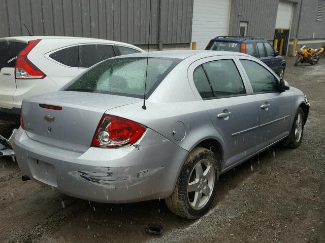 1G1AF5F59A7190725 - 2010 CHEVROLET COBALT 2LT SILVER photo 4