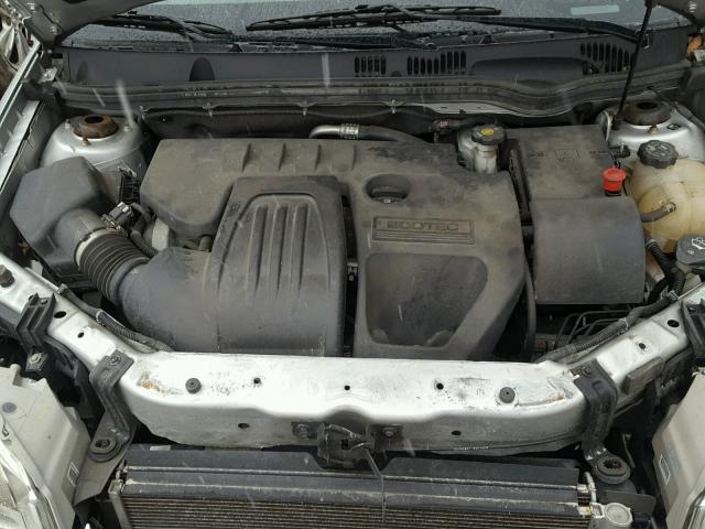 1G1AF5F59A7190725 - 2010 CHEVROLET COBALT 2LT SILVER photo 7