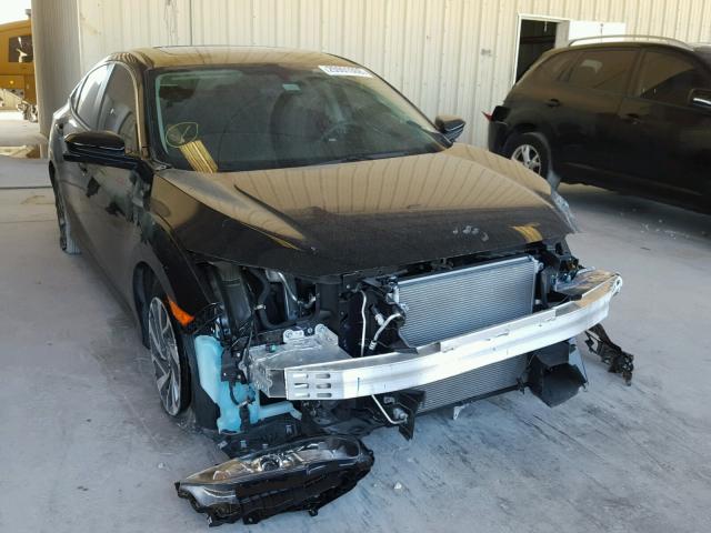 19XFC2F70HE052832 - 2017 HONDA CIVIC EX შავი ფოტო 1