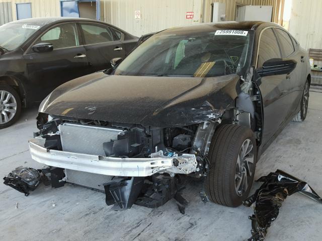 19XFC2F70HE052832 - 2017 HONDA CIVIC EX შავი ფოტო 2