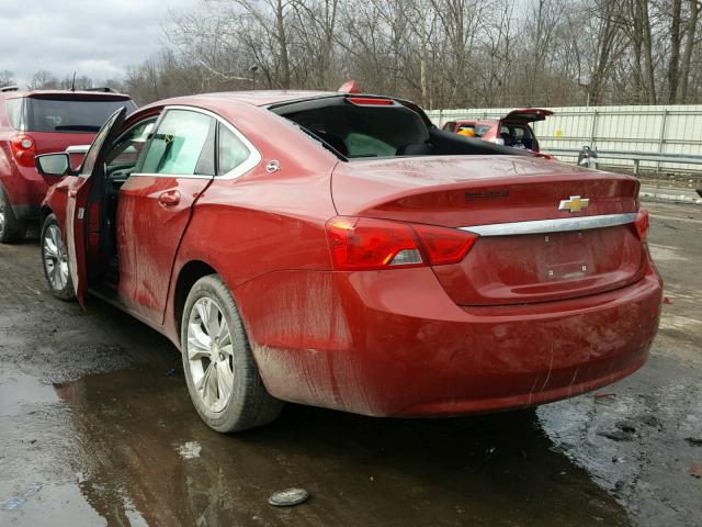 2G1125S39E9217149 - 2014 CHEVROLET IMPALA LT BURGUNDY photo 3