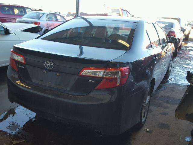 4T1BF1FK8DU226030 - 2013 TOYOTA CAMRY L BLACK photo 4