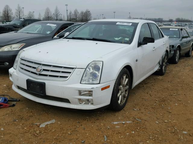 1G6DC67A650161456 - 2005 CADILLAC STS WHITE photo 2