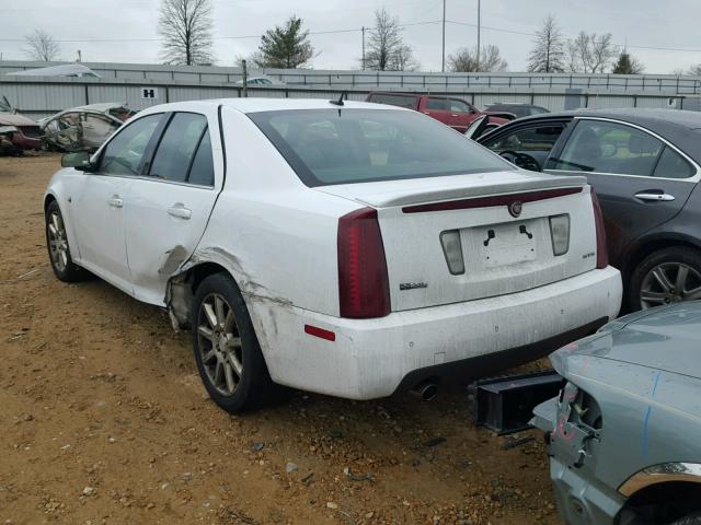 1G6DC67A650161456 - 2005 CADILLAC STS WHITE photo 3