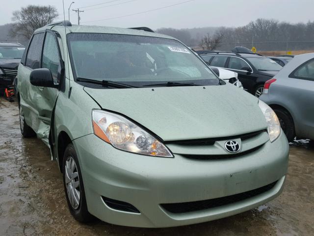 5TDZK23C28S146511 - 2008 TOYOTA SIENNA CE GREEN photo 1