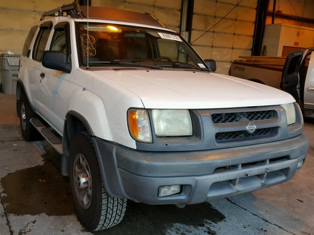 5N1ED28T1YC609477 - 2000 NISSAN XTERRA XE WHITE photo 1