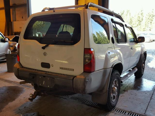 5N1ED28T1YC609477 - 2000 NISSAN XTERRA XE WHITE photo 4