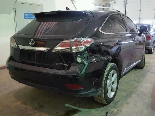 2T2BK1BAXFC316580 - 2015 LEXUS RX 350 BLACK photo 4