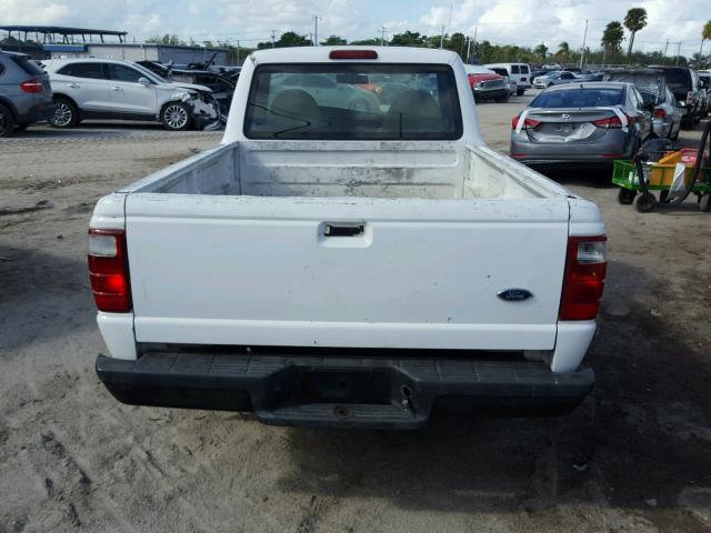 1FTYR10U91TA40482 - 2001 FORD RANGER WHITE photo 6