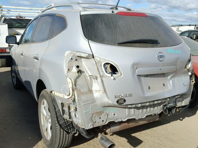 JN8AS5MT3AW503976 - 2010 NISSAN ROGUE S SILVER photo 3