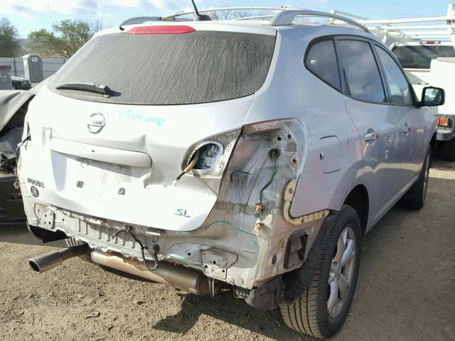 JN8AS5MT3AW503976 - 2010 NISSAN ROGUE S SILVER photo 4