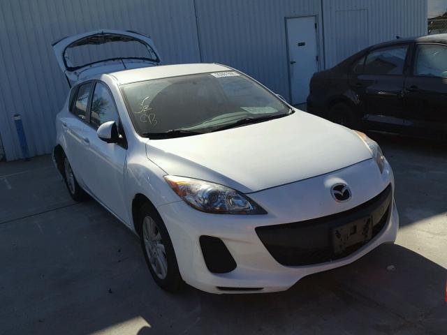 JM1BL1L89C1631254 - 2012 MAZDA 3 I WHITE photo 1