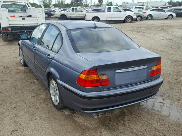 WBAAZ33494KP83014 - 2004 BMW 325 IS SUL BLUE photo 3