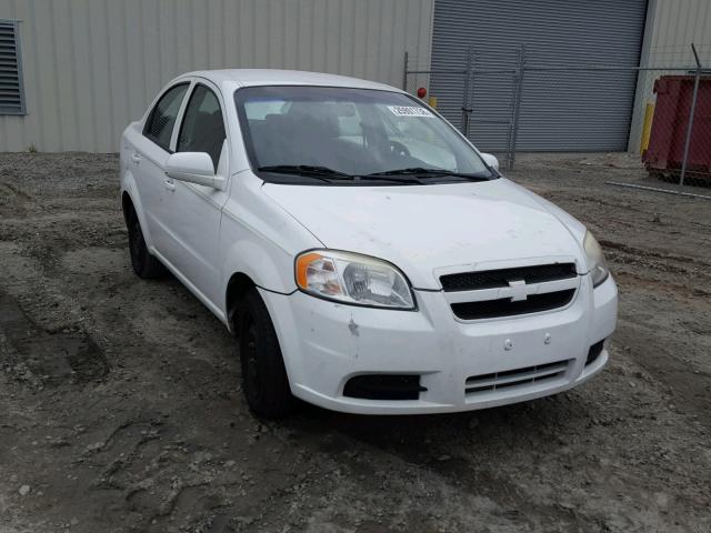 KL1TD5DE1BB195741 - 2011 CHEVROLET AVEO LS WHITE photo 1