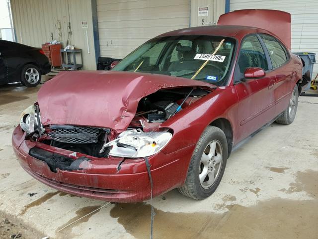 1FAFP55U23G202371 - 2003 FORD TAURUS SES RED photo 2