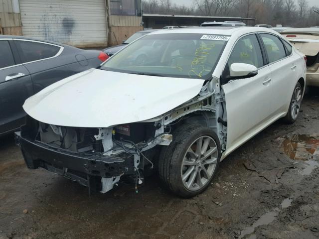 4T1BK1EB4FU188392 - 2015 TOYOTA AVALON XLE WHITE photo 2