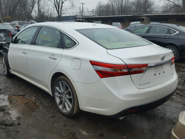 4T1BK1EB4FU188392 - 2015 TOYOTA AVALON XLE WHITE photo 3