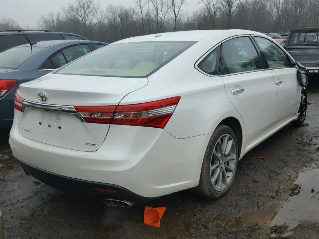 4T1BK1EB4FU188392 - 2015 TOYOTA AVALON XLE WHITE photo 4