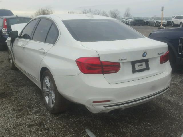 WBA8D9G57HNU59020 - 2017 BMW 330 XI 白色 照片 3