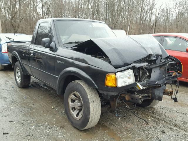 1FTYR10U15PA79548 - 2005 FORD RANGER BLACK photo 1