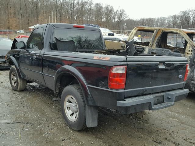 1FTYR10U15PA79548 - 2005 FORD RANGER BLACK photo 3