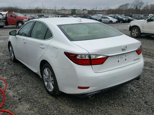 JTHBK1GG2E2087020 - 2014 LEXUS ES 350 WHITE photo 3