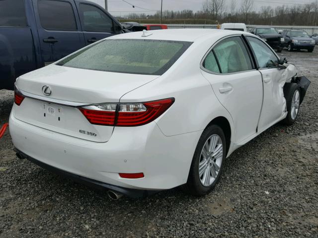 JTHBK1GG2E2087020 - 2014 LEXUS ES 350 WHITE photo 4