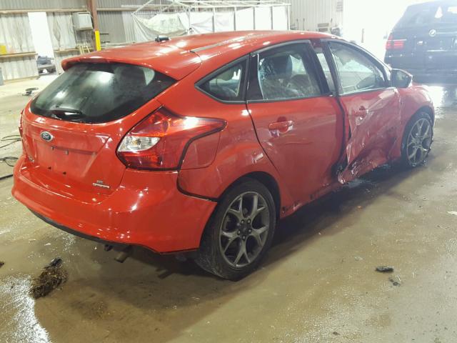 1FADP3K27DL117632 - 2013 FORD FOCUS SE RED photo 4