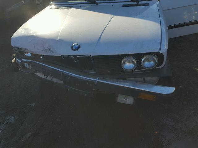 WBADK8306J9713159 - 1988 BMW 528 E AUTO WHITE photo 7