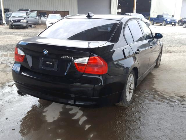 WBAVA33538KX88927 - 2008 BMW 328 I BLACK photo 4