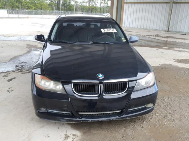 WBAVA33538KX88927 - 2008 BMW 328 I BLACK photo 9